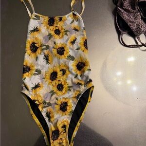 Jolyn Clothing Sunflower One Piece Swimsuit